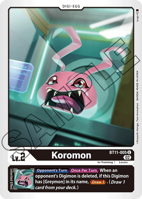 Image for Koromon (BT11-005 U) (Dimensional Phase) - Digimon Card Game