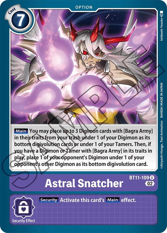 Image for Astral Snatcher (BT11-109 U) (Dimensional Phase) - Digimon Card Game
