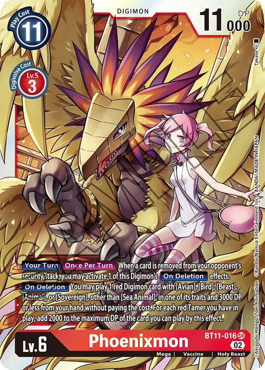 Image for Phoenixmon (BT11-016 SR) (Dimensional Phase) - Digimon Card Game