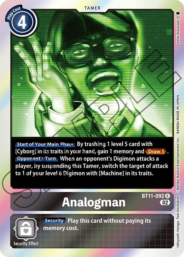 Image for Analogman (BT11-092 R) (Dimensional Phase) - Digimon Card Game