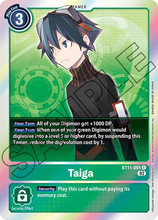 Image for Taiga (BT11-091 R) (Dimensional Phase) - Digimon Card Game