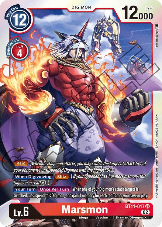 Image for Marsmon (BT11-017 SR) (Dimensional Phase) - Digimon Card Game
