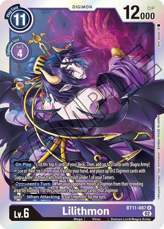 Image for Lilithmon (BT11-087 R) (Dimensional Phase) - Digimon Card Game