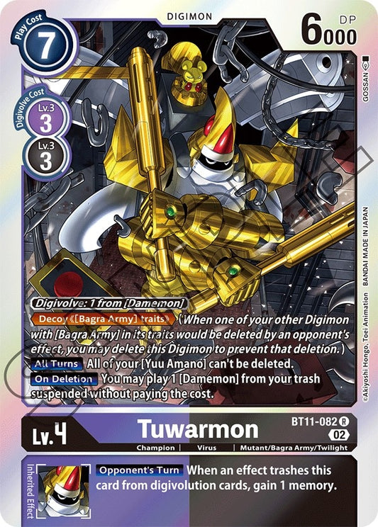 Image for Tuwarmon (BT11-082 R) (Dimensional Phase) - Digimon Card Game