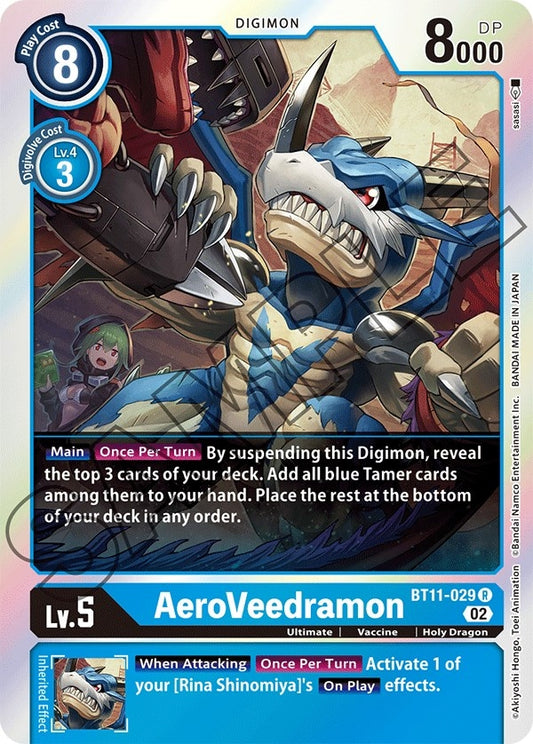 Image for AeroVeedramon (BT11-029 R) (Dimensional Phase) - Digimon Card Game