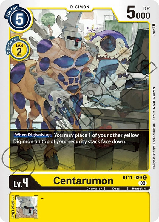 Image for Centarumon (BT11-039 C) (Dimensional Phase) - Digimon Card Game