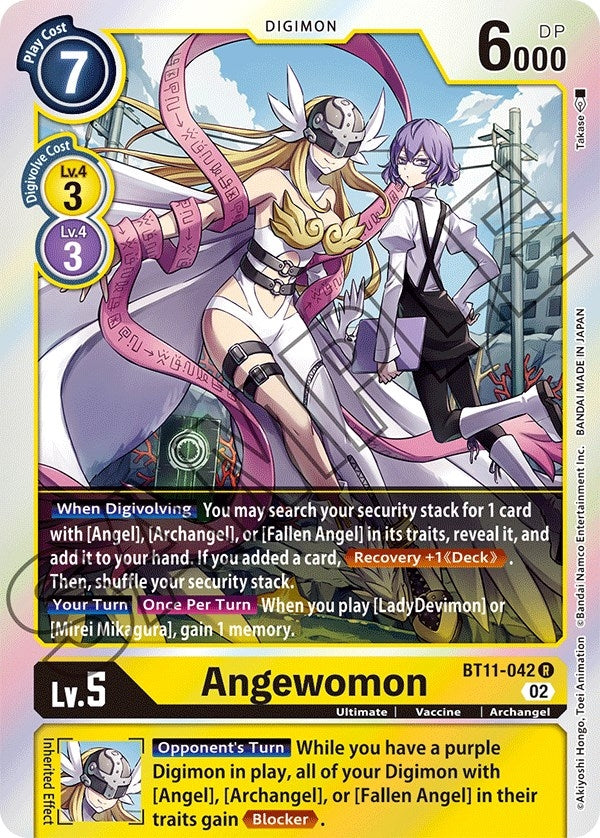 Image for Angewomon (BT11-042 R) (Dimensional Phase) - Digimon Card Game