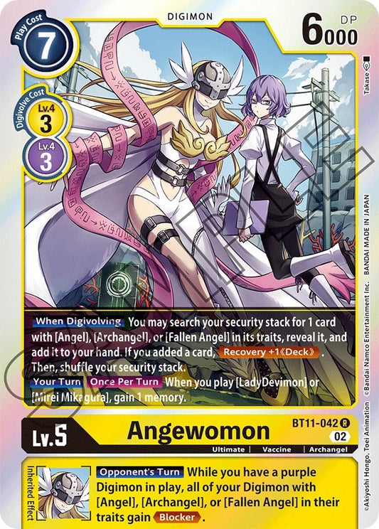 Image for Angewomon (BT11-042 R) (Dimensional Phase) - Digimon Card Game
