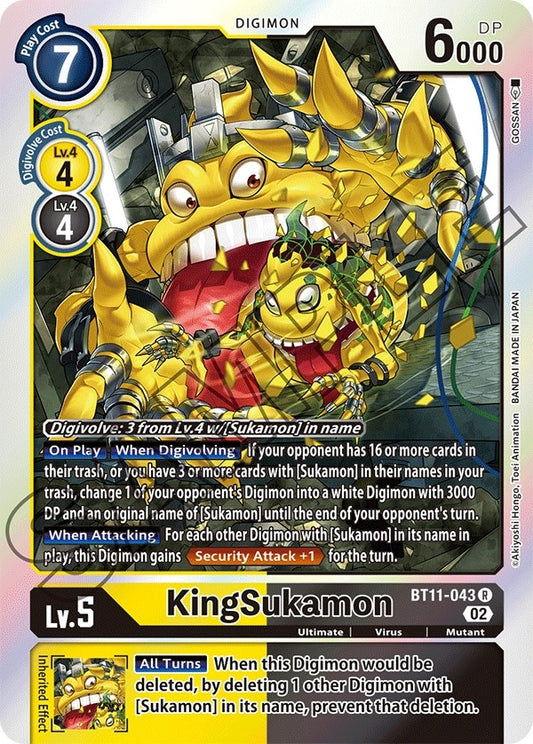 Image for KingSukamon (BT11-043 R) (Dimensional Phase) - Digimon Card Game