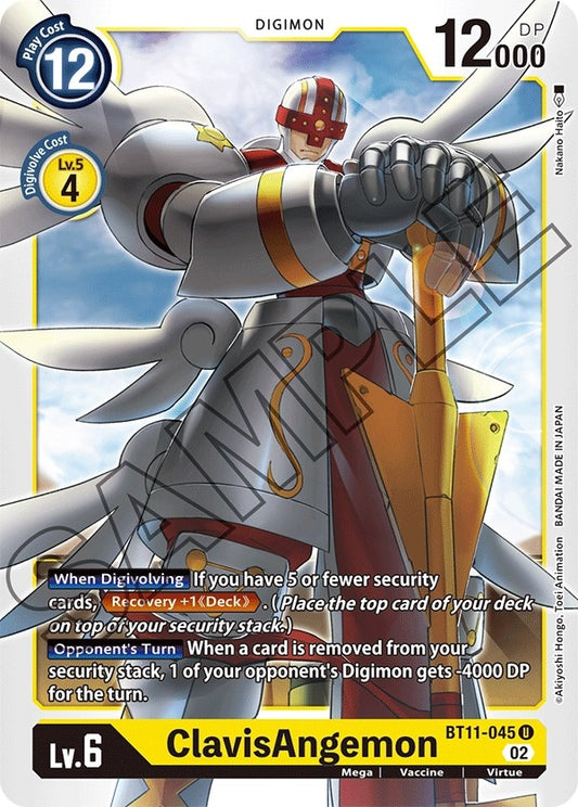 Image for ClavisAngemon (BT11-045 U) (Dimensional Phase) - Digimon Card Game