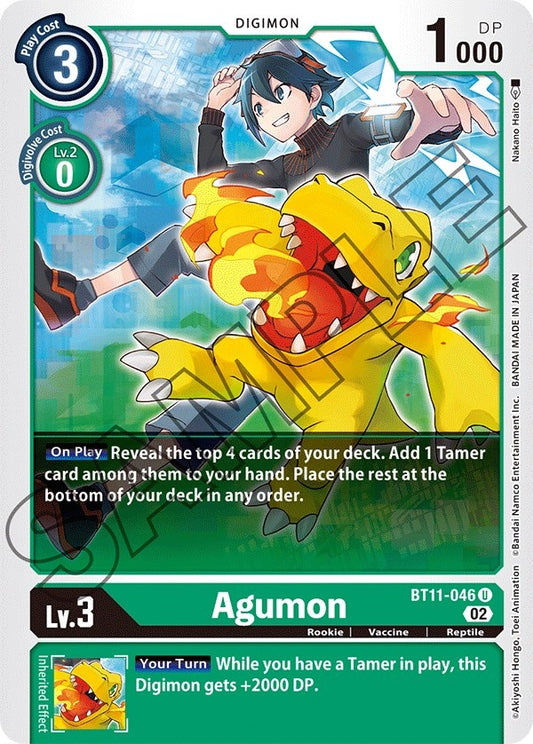 Image for Agumon (BT11-046 U) (Dimensional Phase) - Digimon Card Game