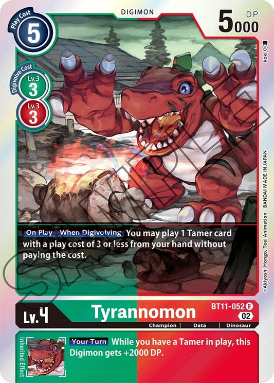 Image for Tyrannomon (BT11-052 R) (Dimensional Phase) - Digimon Card Game