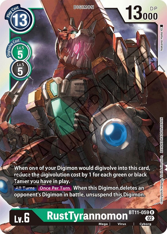 Image for RustTyrannomon (BT11-059 R) (Dimensional Phase) - Digimon Card Game