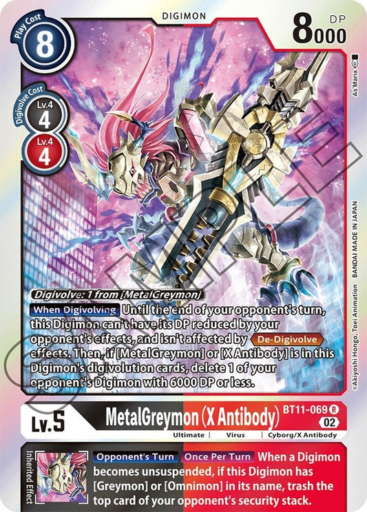 Image for MetalGreymon (X Antibody) (BT11-069 R) (Dimensional Phase) - Digimon Card Game