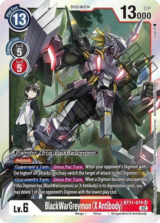 Image for BlackWarGreymon (X Antibody) (BT11-074 SR) (Dimensional Phase) - Digimon Card Game