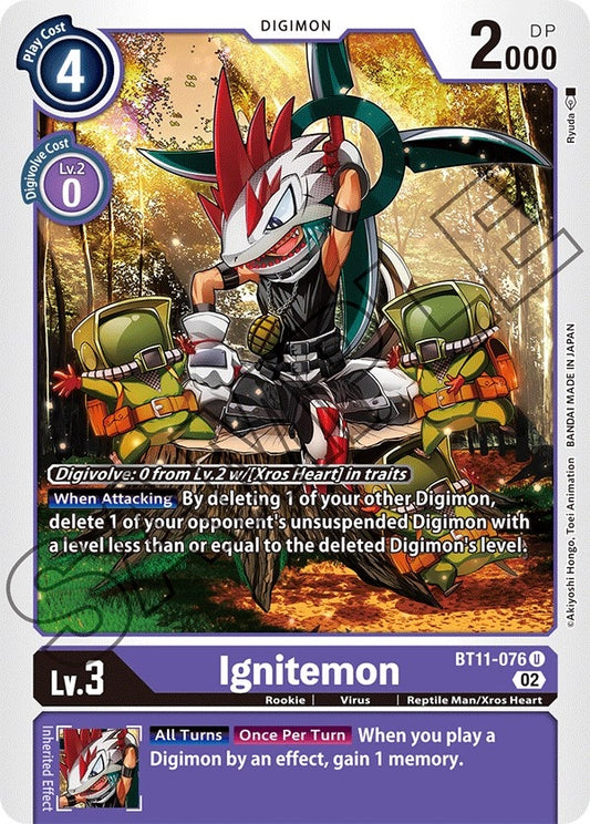 Image for Ignitemon (BT11-076 U) (Dimensional Phase) - Digimon Card Game