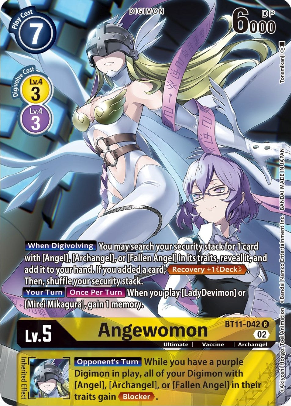 Image for Angewomon (Alternate Art) (BT11-042 R) (Dimensional Phase) - Digimon Card Game