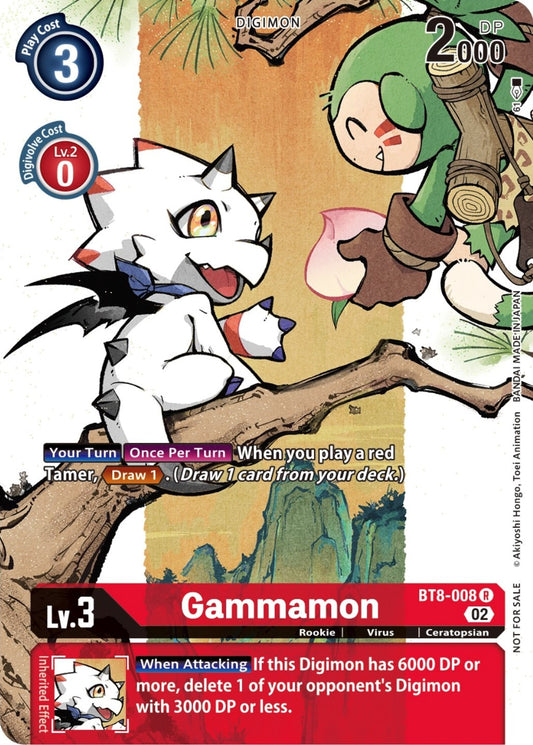 Image for Gammamon (Digimon Illustration Competition Pack 2022) (BT8-008 R) (Dimensional Phase) - Digimon Card Game