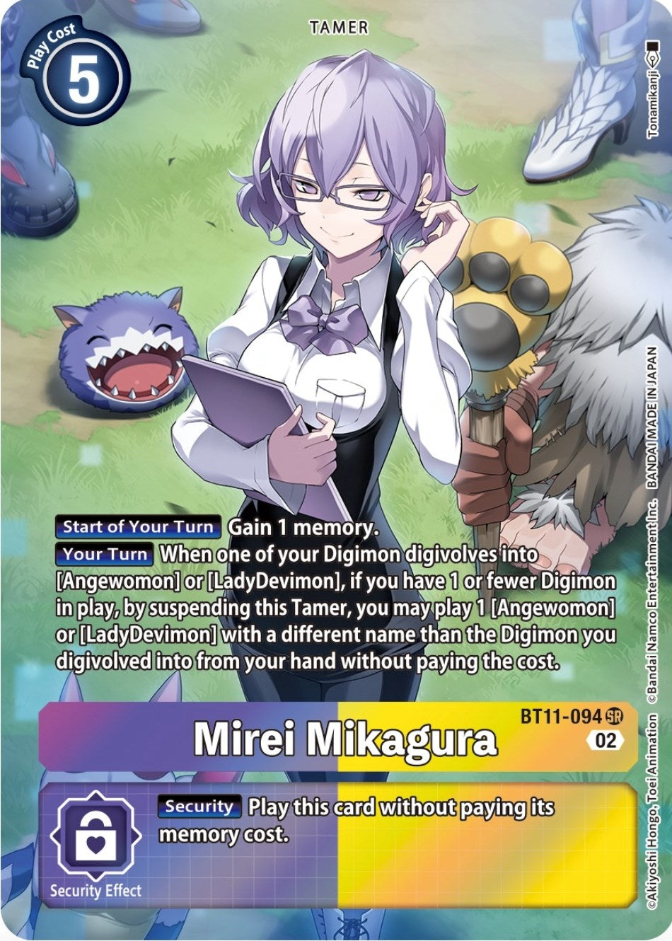 Image for Mirei Mikagura (Alternate Art) (BT11-094 SR) (Dimensional Phase) - Digimon Card Game