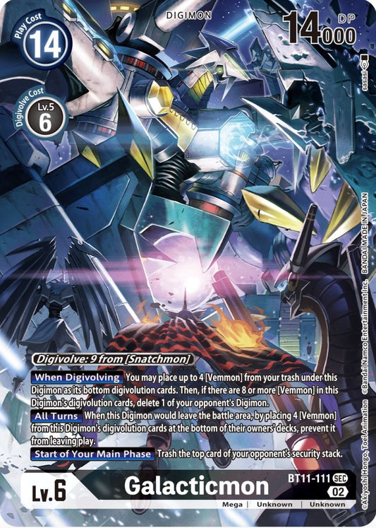 Image for Galacticmon (Alternate Art) (BT11-111 SEC) (Dimensional Phase) - Digimon Card Game