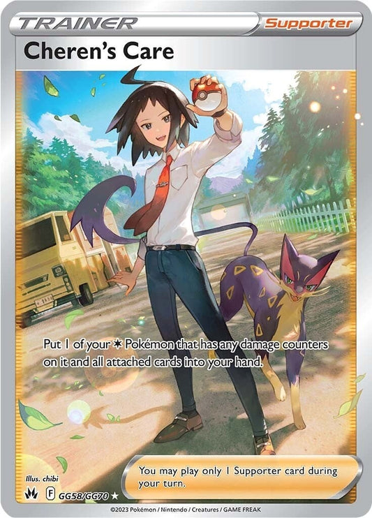 Image for Cheren's Care (GG58/GG70) (Crown Zenith: Galarian Gallery) - Pokemon