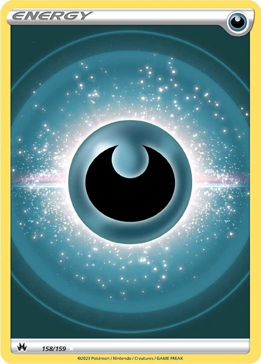 Image for Darkness Energy (Texture Full Art) (158/159) (Crown Zenith) - Pokemon