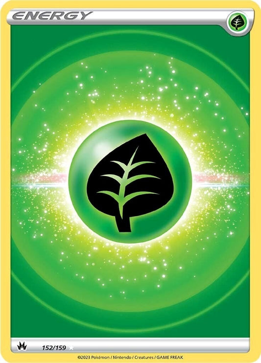 Image for Grass Energy (Texture Full Art) (152/159) (Crown Zenith) - Pokemon