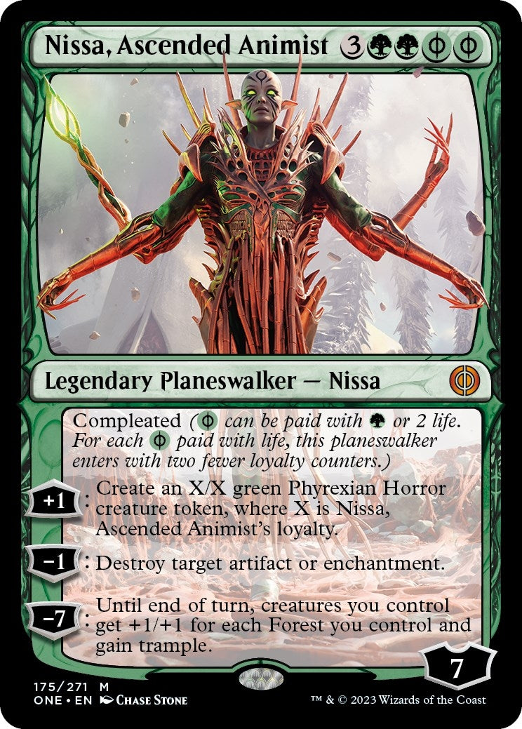 Image for Nissa, Ascended Animist (175) (Phyrexia: All Will Be One) - Magic: The Gathering