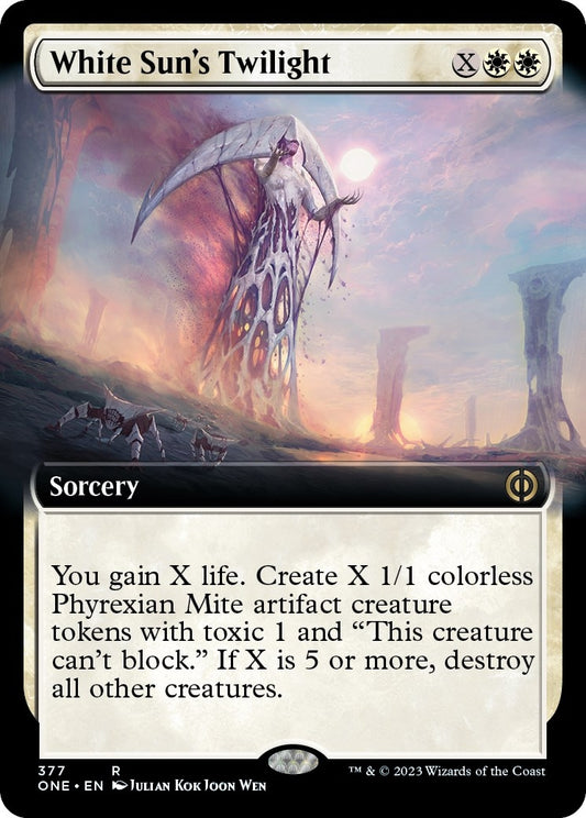 Image for White Sun's Twilight (Extended Art) (377) (Phyrexia: All Will Be One) - Magic: The Gathering