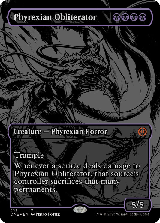 Image for Phyrexian Obliterator (Oil Slick Raised Foil) (351) (Phyrexia: All Will Be One) - Magic: The Gathering