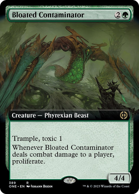 Image for Bloated Contaminator (Extended Art) (389) (Phyrexia: All Will Be One) - Magic: The Gathering