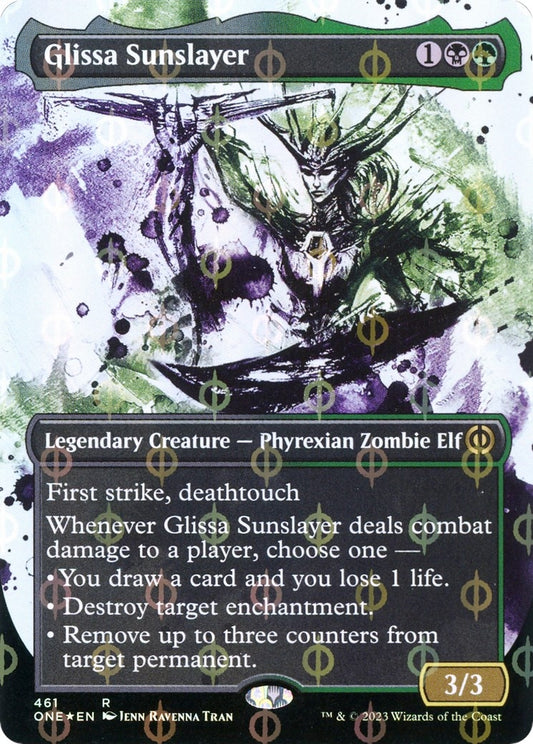 Image for Glissa Sunslayer (Showcase) (Step-and-Compleat Foil) (461) (Phyrexia: All Will Be One) - Magic: The Gathering