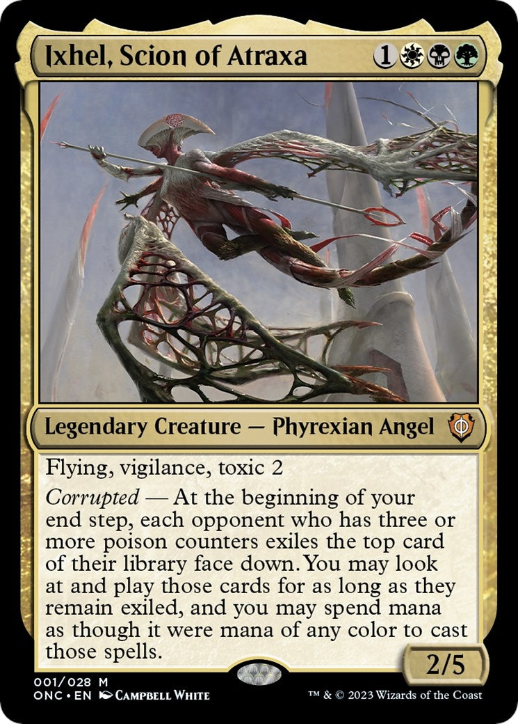 Image for Ixhel, Scion of Atraxa (1) (Commander: Phyrexia: All Will Be One) - Magic: The Gathering