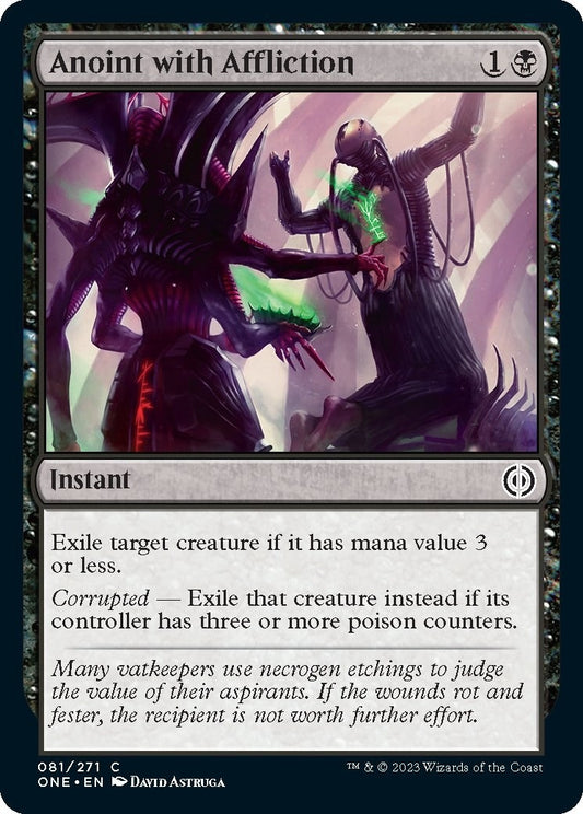 Image for Anoint with Affliction (81) (Phyrexia: All Will Be One) - Magic: The Gathering