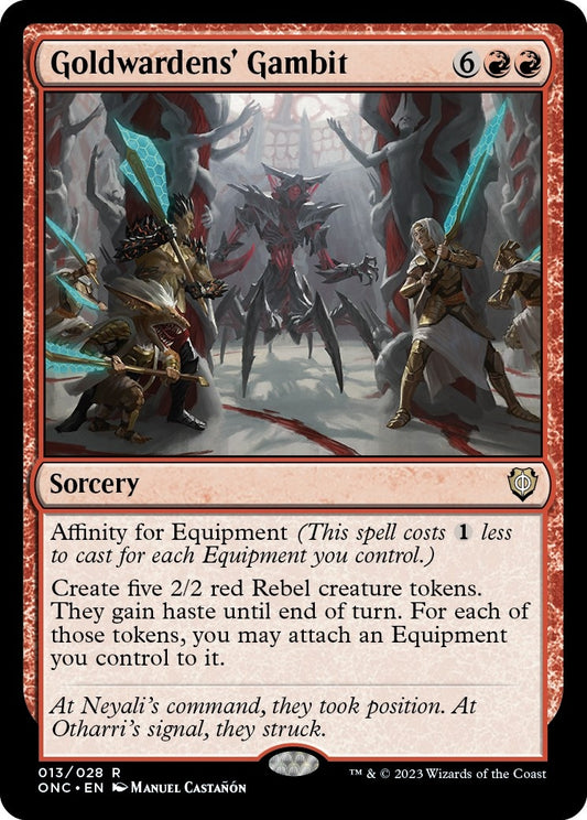 Image for Goldwardens' Gambit (13) (Commander: Phyrexia: All Will Be One) - Magic: The Gathering
