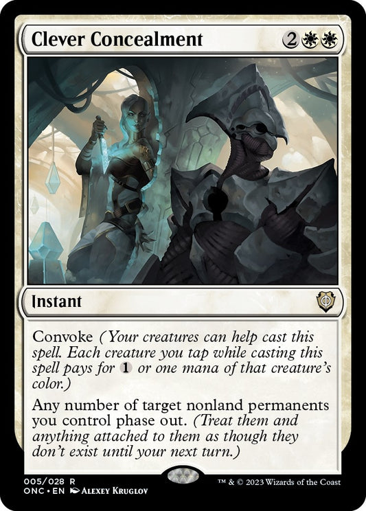 Image for Clever Concealment (5) (Commander: Phyrexia: All Will Be One) - Magic: The Gathering