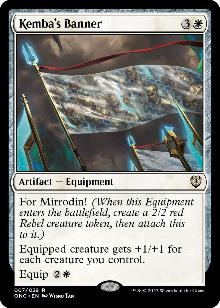 Image for Kemba's Banner (7) (Commander: Phyrexia: All Will Be One) - Magic: The Gathering