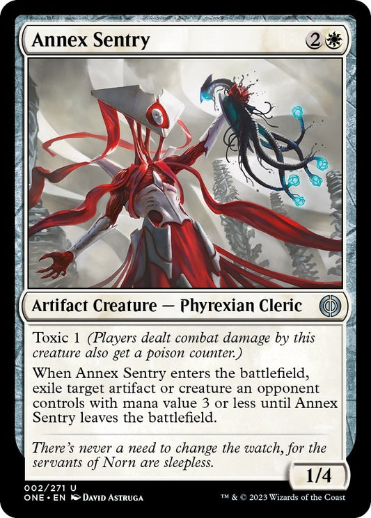 Image for Annex Sentry (2) (Phyrexia: All Will Be One) - Magic: The Gathering