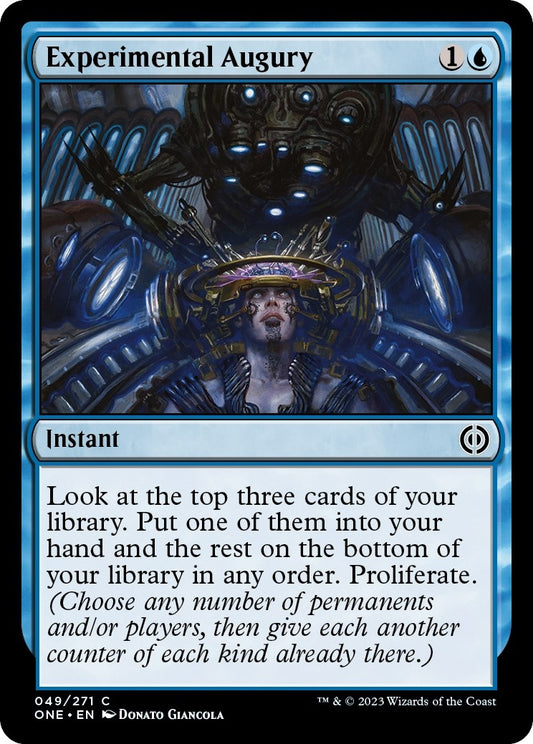 Image for Experimental Augury (49) (Phyrexia: All Will Be One) - Magic: The Gathering