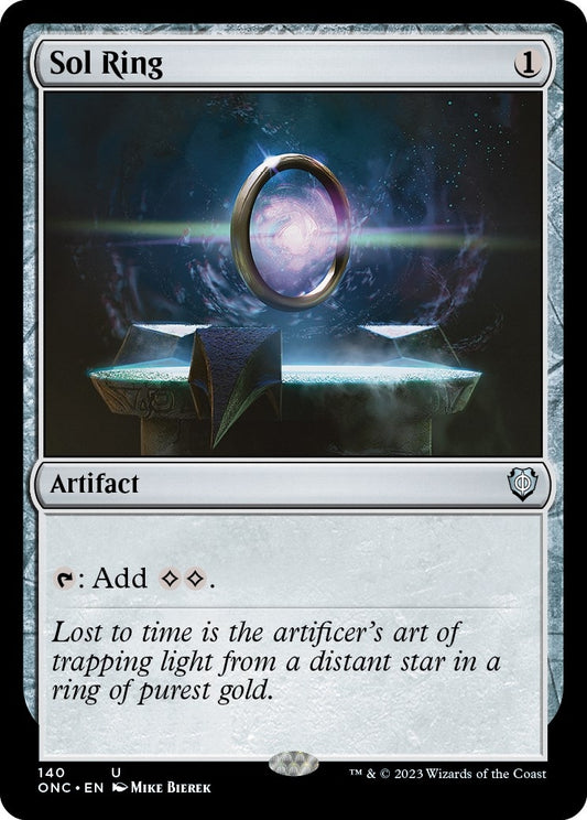 Image for Sol Ring (140) (Commander: Phyrexia: All Will Be One) - Magic: The Gathering