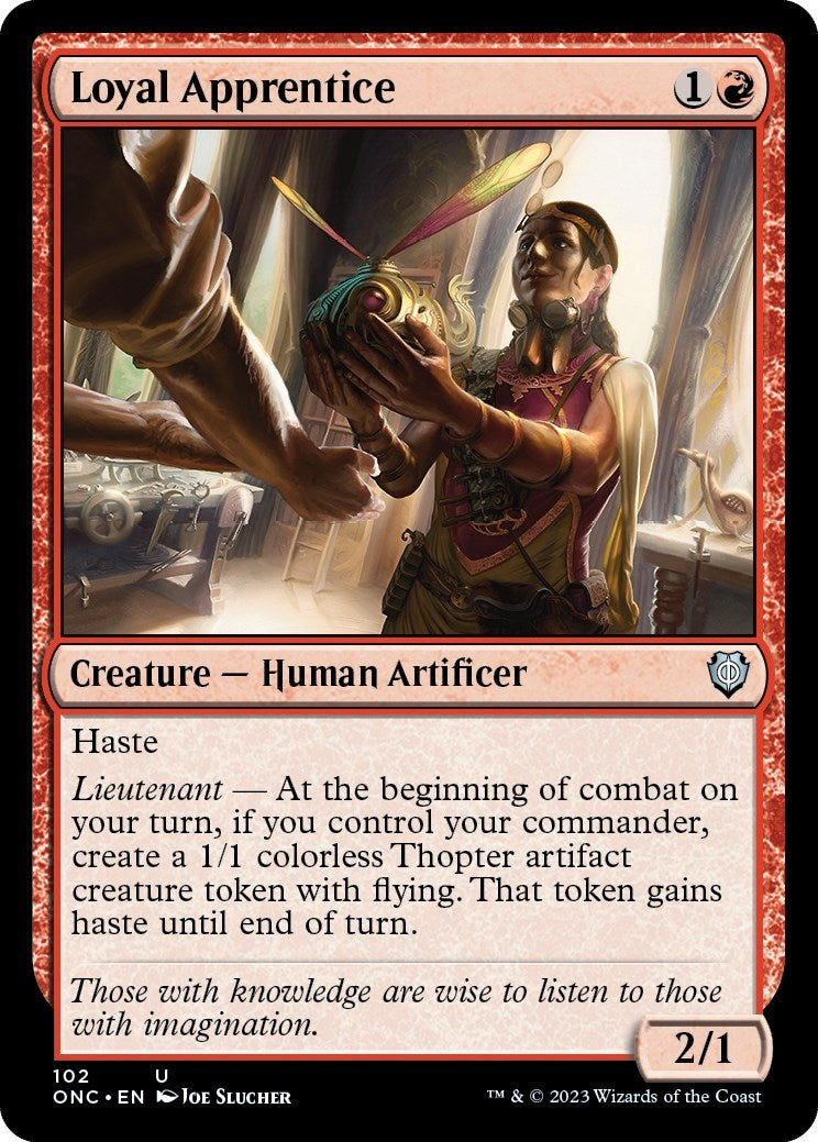 Image for Loyal Apprentice (102) (Commander: Phyrexia: All Will Be One) - Magic: The Gathering