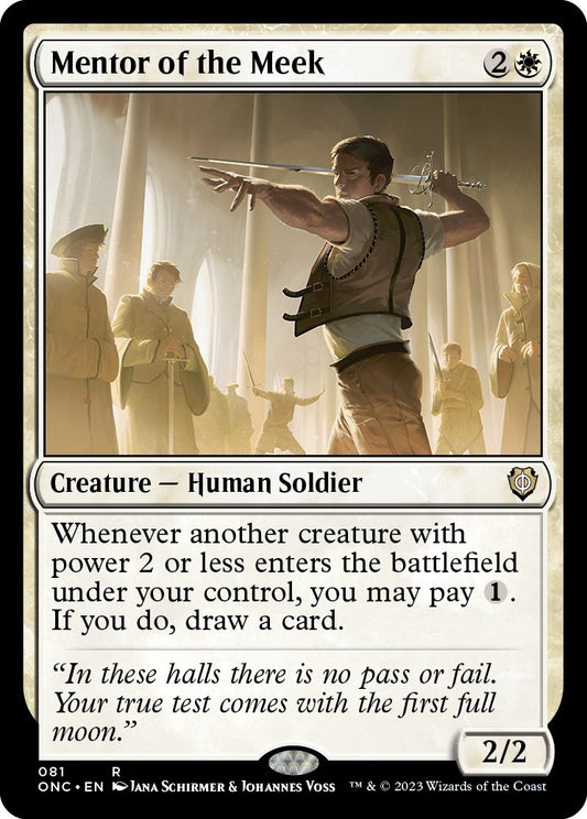 Image for Mentor of the Meek (81) (Commander: Phyrexia: All Will Be One) - Magic: The Gathering