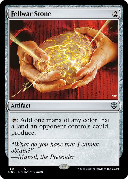 Image for Fellwar Stone (130) (Commander: Phyrexia: All Will Be One) - Magic: The Gathering