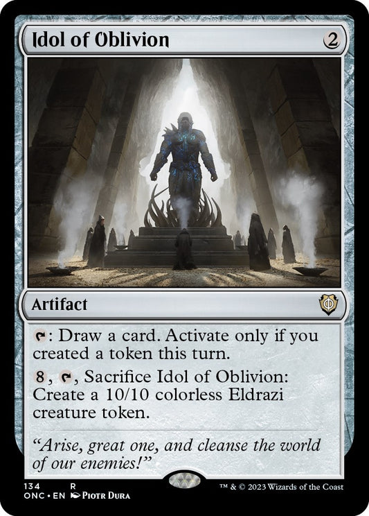 Image for Idol of Oblivion (134) (Commander: Phyrexia: All Will Be One) - Magic: The Gathering