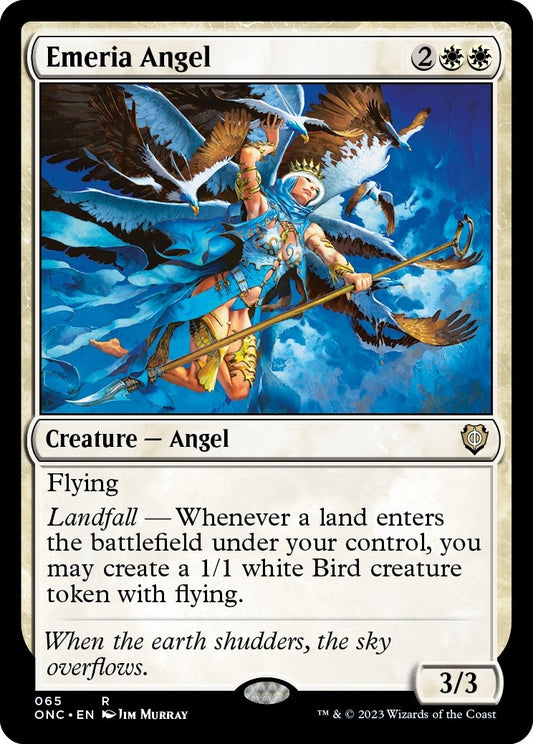 Image for Emeria Angel (65) (Commander: Phyrexia: All Will Be One) - Magic: The Gathering