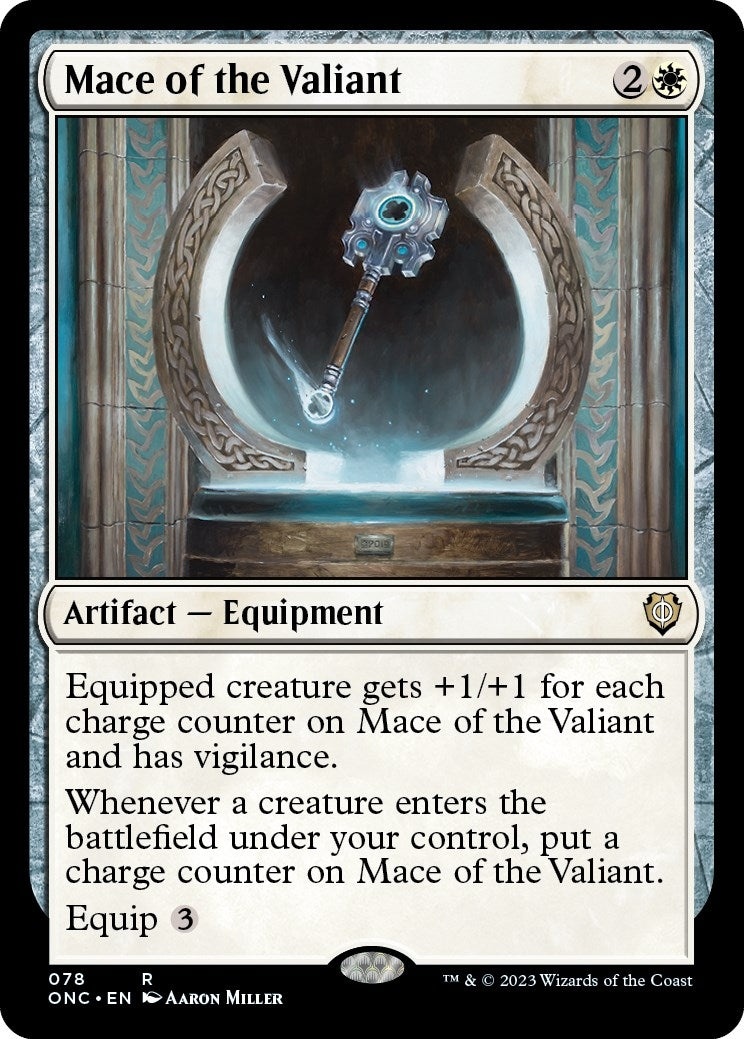 Image for Mace of the Valiant (78) (Commander: Phyrexia: All Will Be One) - Magic: The Gathering