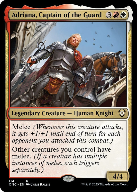 Image for Adriana, Captain of the Guard (114) (Commander: Phyrexia: All Will Be One) - Magic: The Gathering