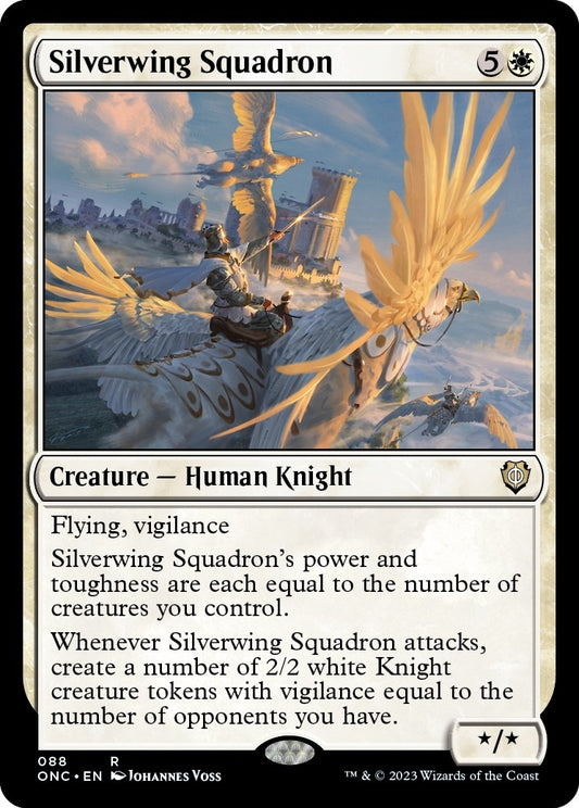 Image for Silverwing Squadron (88) (Commander: Phyrexia: All Will Be One) - Magic: The Gathering