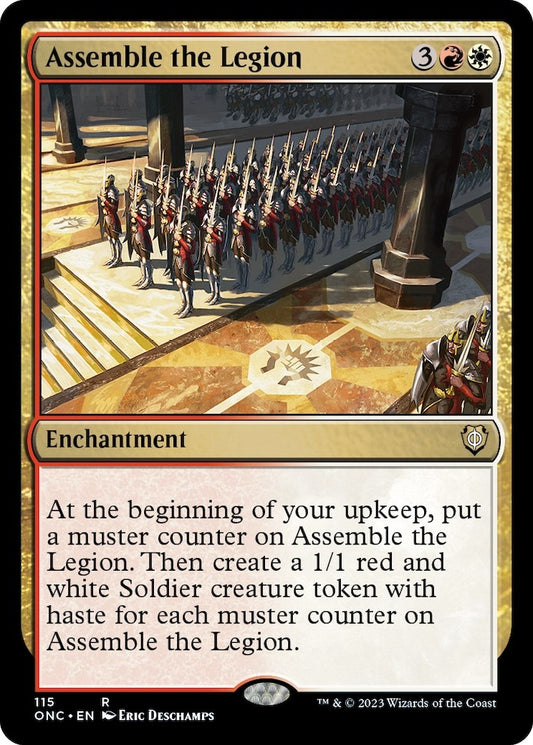 Image for Assemble the Legion (115) (Commander: Phyrexia: All Will Be One) - Magic: The Gathering