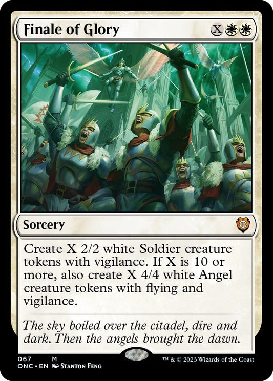 Image for Finale of Glory (67) (Commander: Phyrexia: All Will Be One) - Magic: The Gathering